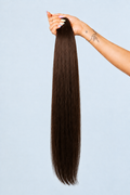 04 chocolate — genius weft, hand held, pale blue seamless